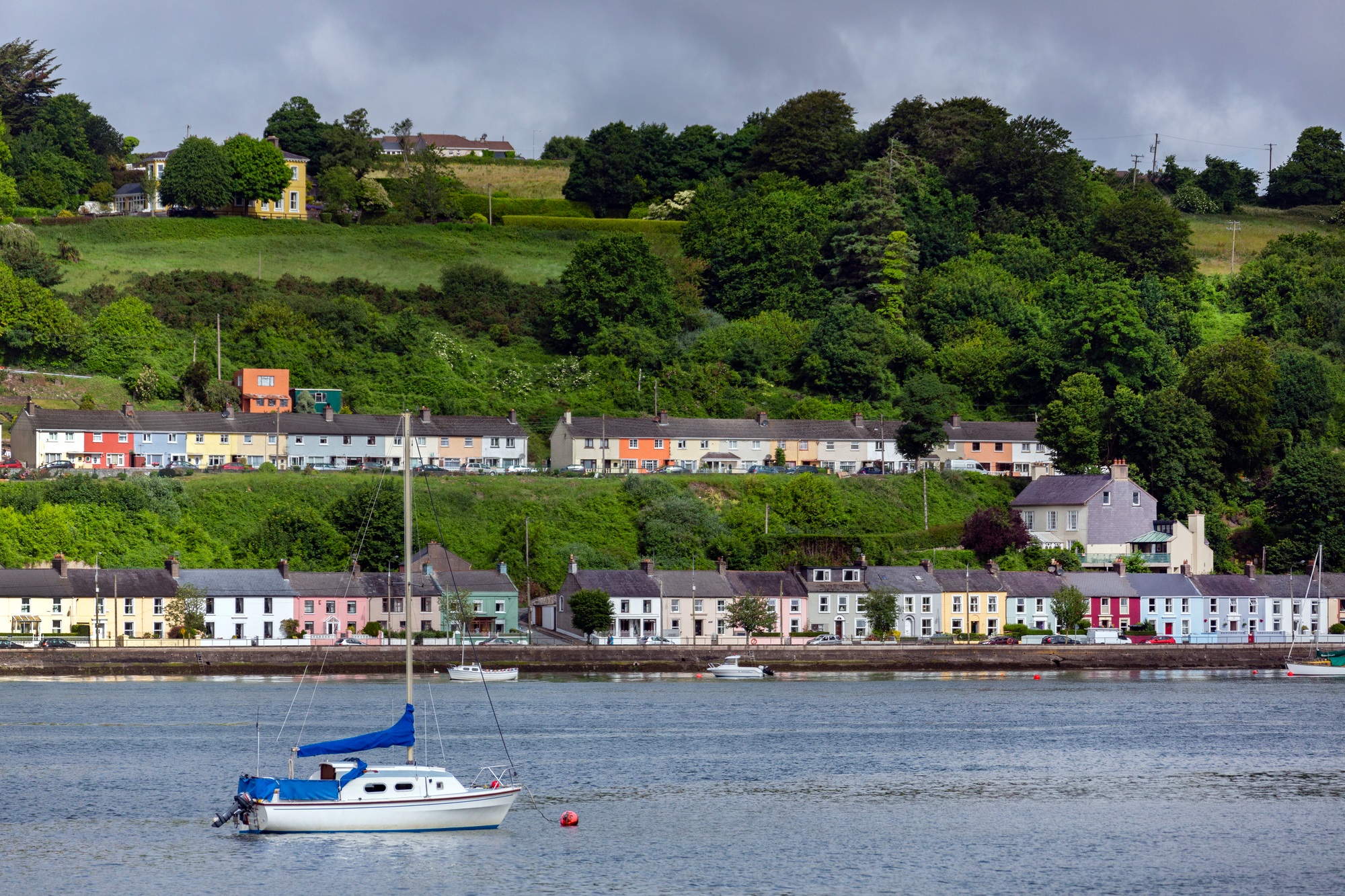 Entrance to Cork Harbor in the Republic of Ireland