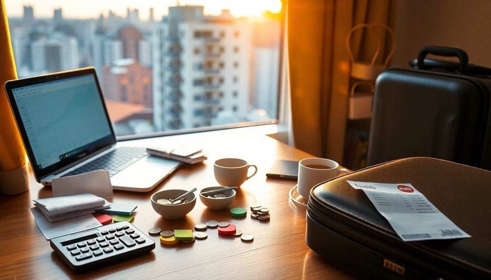 accommodation and living expenses