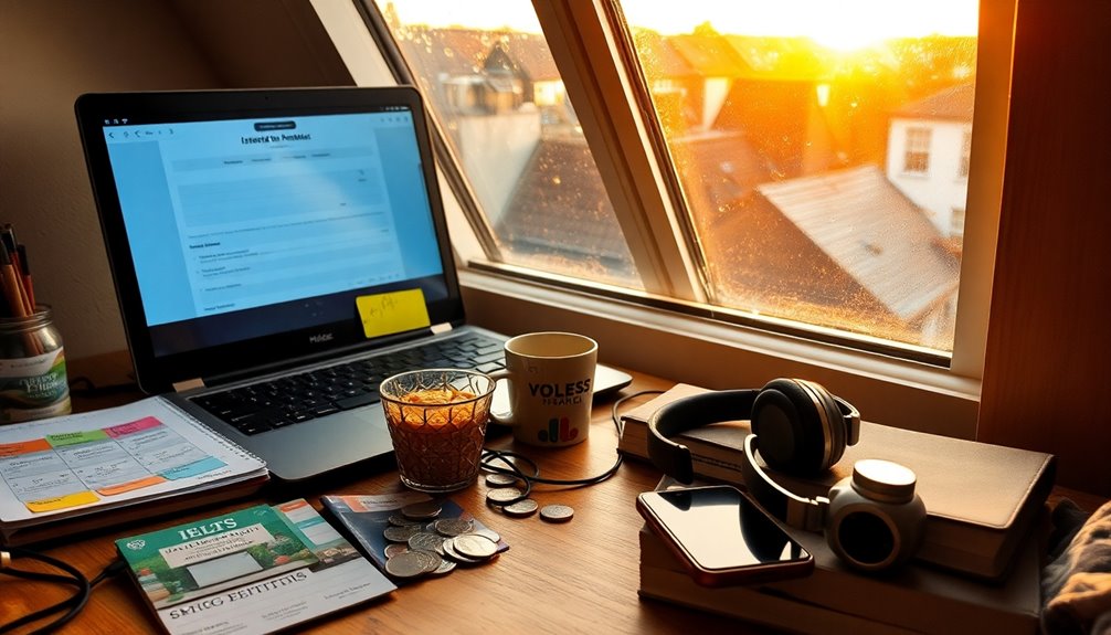 balanced study and budgeting