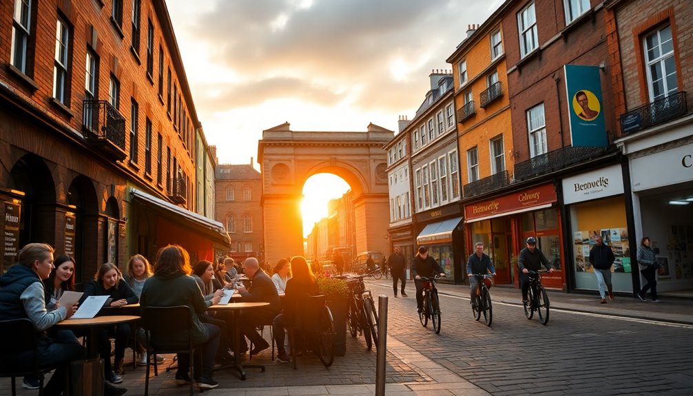 best irish cities english