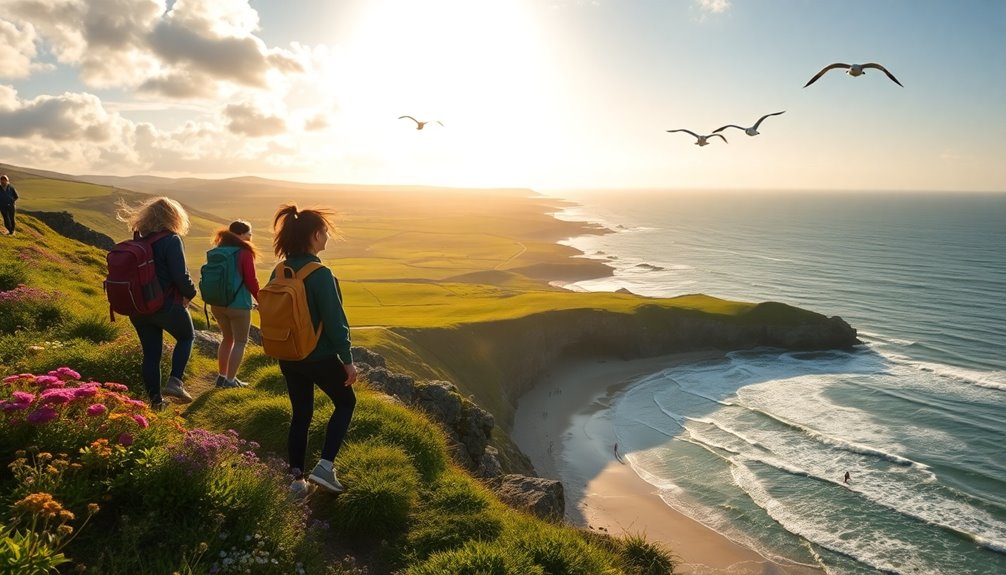 coastal walks and picnics