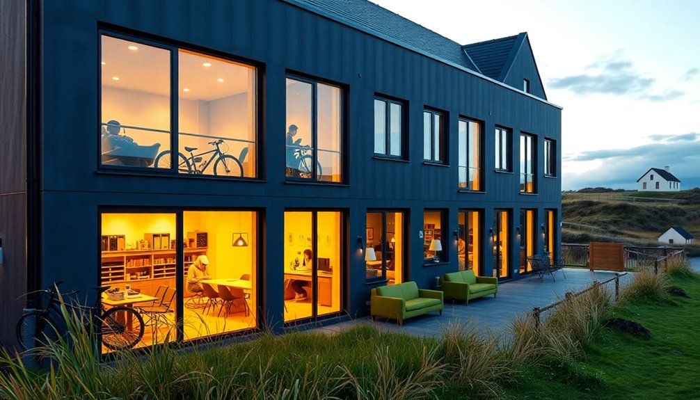 comfortable study environments provided