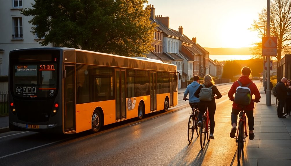 convenient transport for language exchange