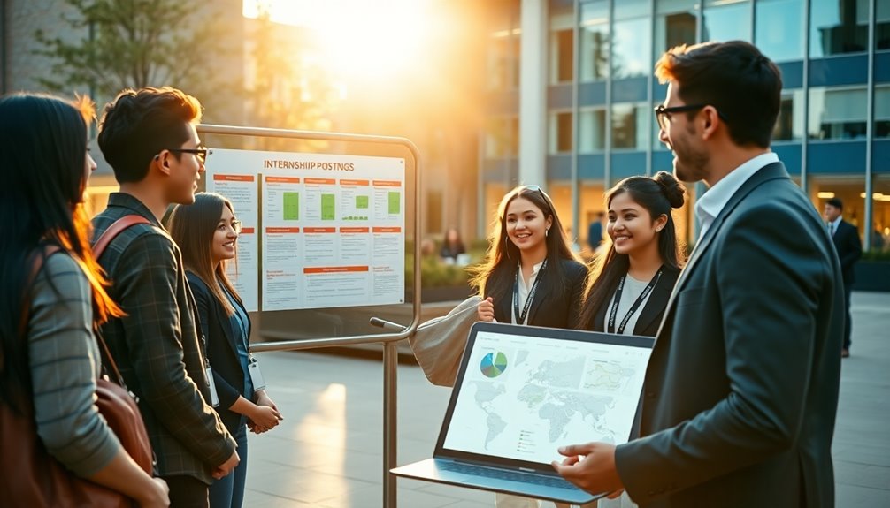 english schools with internships