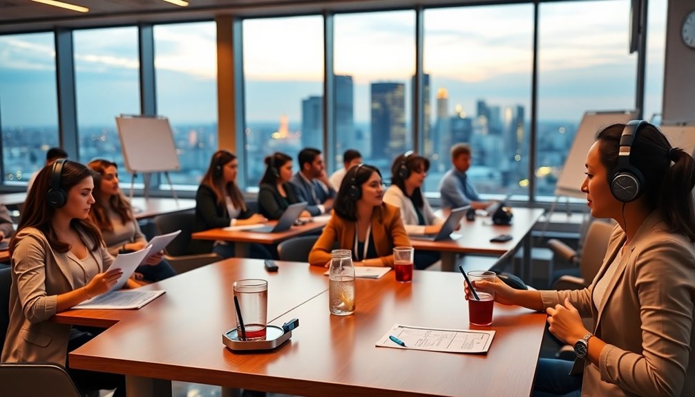 evening classes for professionals