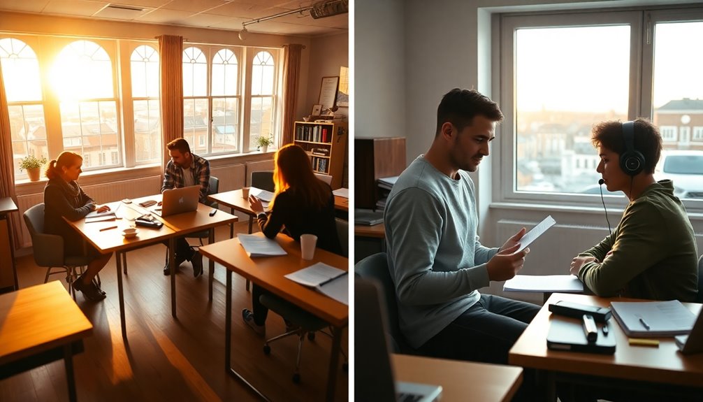 group vs private ielts lessons