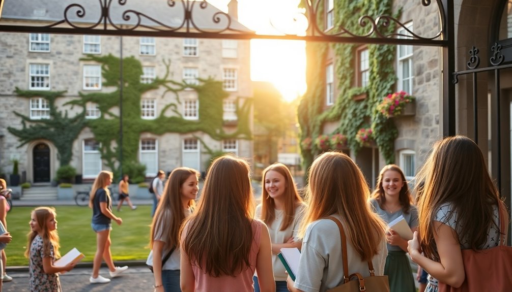 homestays or campus accommodation