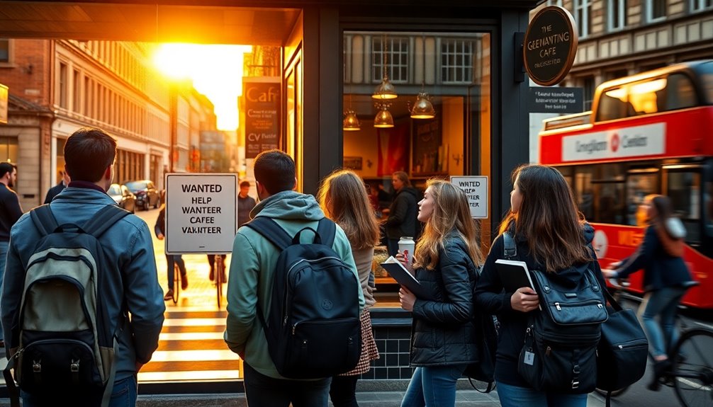 job search and volunteering