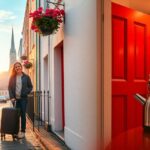 living with host families