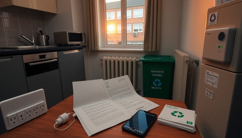 manage bills and tenancy