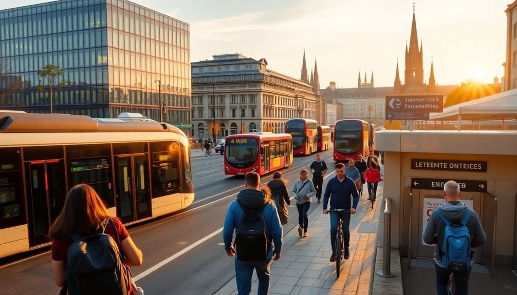 reliable public transport access