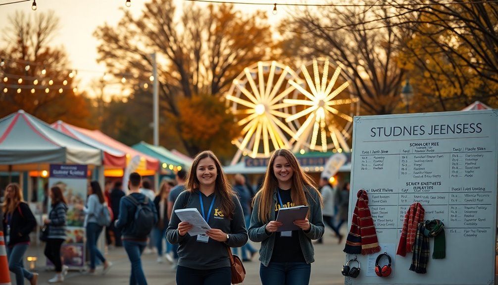 seasonal campus event jobs