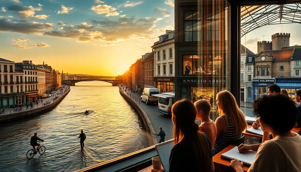 top irish cities for english