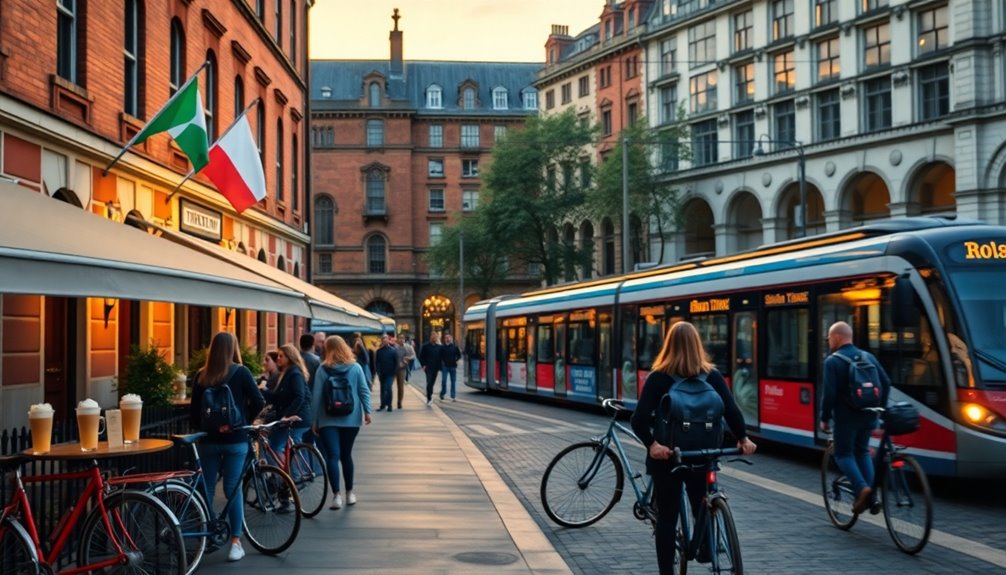 top irish cities for english