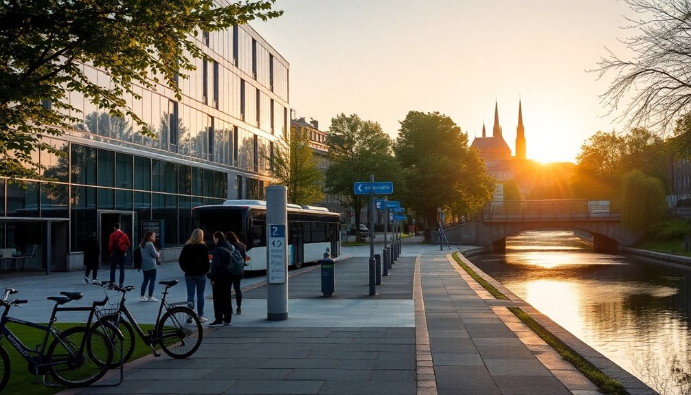 transport links for students