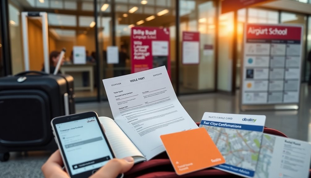 visa enrollment logistics preparation