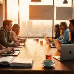 work and study english