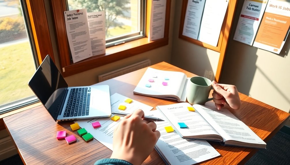 work study position search strategies