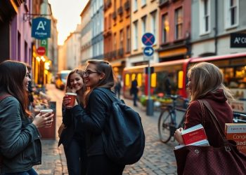 living in cork studying english