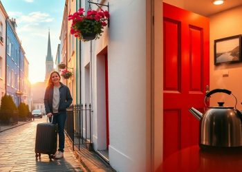 living with host families