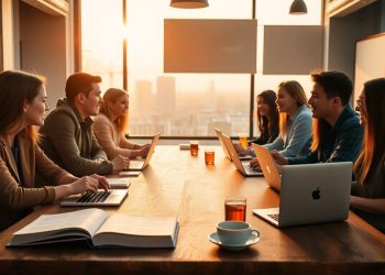 work and study english