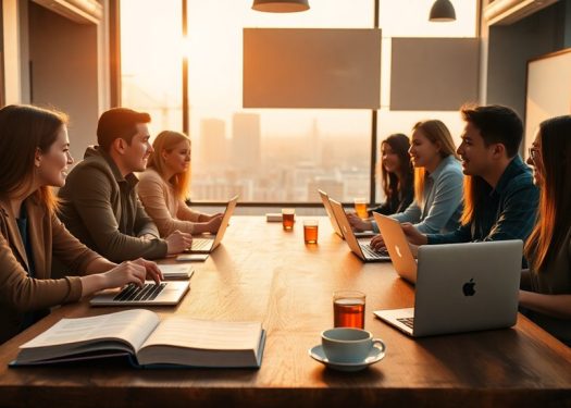 work and study english